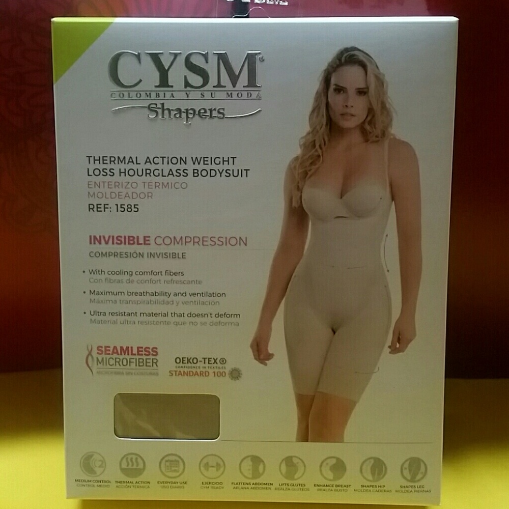 Thermal Action Weight Loss Hourglass Body Suit